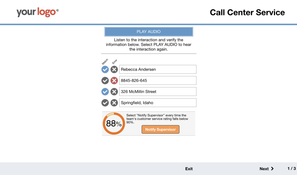 screenshot of Modern Hire